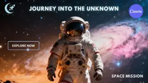 Digital Revolution video template for Canva with red abstract wave animation featuring learn more button and innovation taglines on gradient background